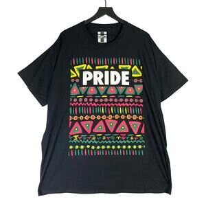 Hustle G Pride Graphic T-Shirt 5XL Black Festival‎ Streetwear Casual